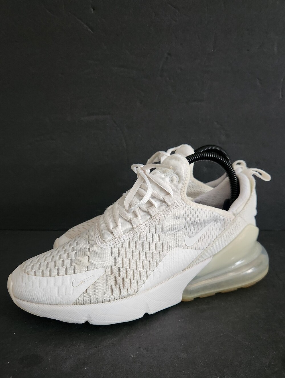 Nike Air Max 270 White White Kids Shoes Sneakers Size 6Y (Womens Size 8)